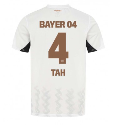 Bayer Leverkusen Jonathan Tah #4 Segunda Equipación 2024-25 Manga Corta